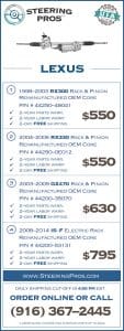 Image of Lexus Line Card (2016)