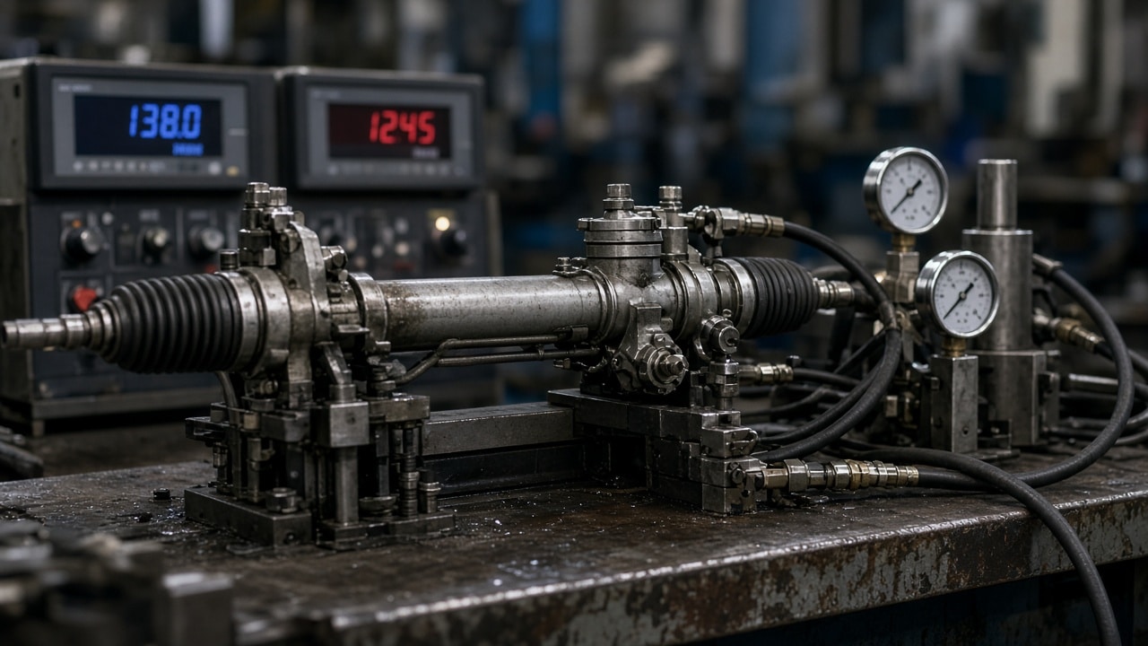 Testing — pressure and leak check